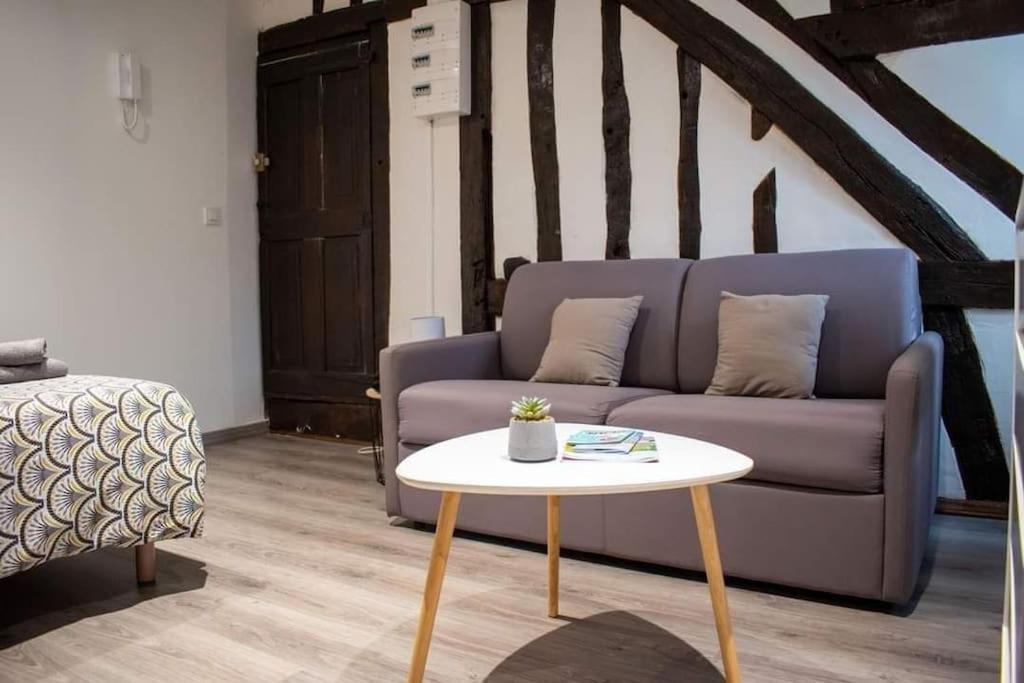 Studio Charmant Confortable Tv Centre Ville Louviers Exterior foto